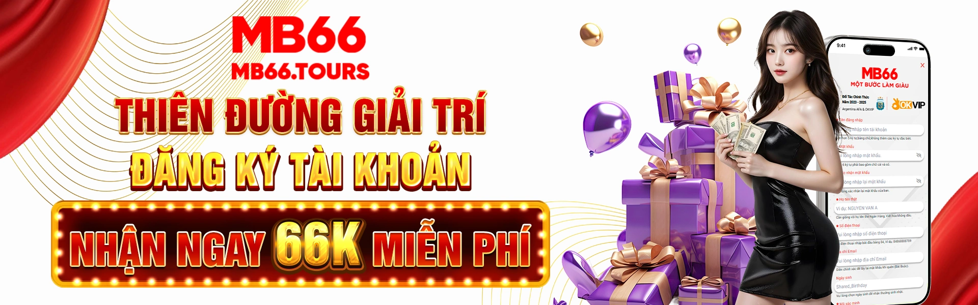 Đăng ký tài khoản nhận ngay 66k miễn phí