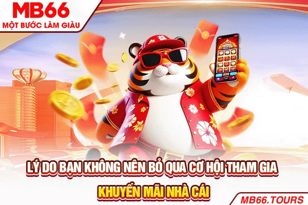 Lý do bạn không nên bỏ qua cơ hội tham gia khuyến mãi nhà cái